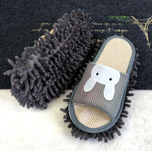 Huajian Wholesale Manufacturer Spring and Autumn Style Cartoon Floral Multiple Styles Lazy Floor-Sweeping Slippers Removable and Washable