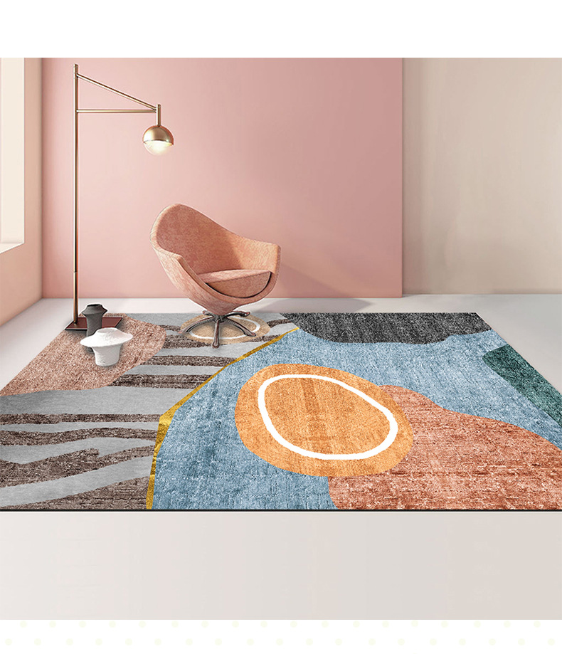 印花地毯,长方形地毯,北欧轻奢地毯,客厅地毯,厨房地垫,儿童爬行毯