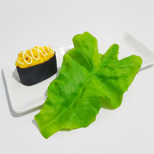 Simulated lettuce leaves, fake vegetable models, cabbage, PVC green vegetables, plastic food ornaments, farmhouse decoration props