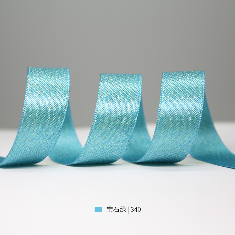 Yao Ming cinta en stock cinta de oro de la trama de la torta de la caja de regalo accesorios DIY flor embalaje cinta tejida de oro