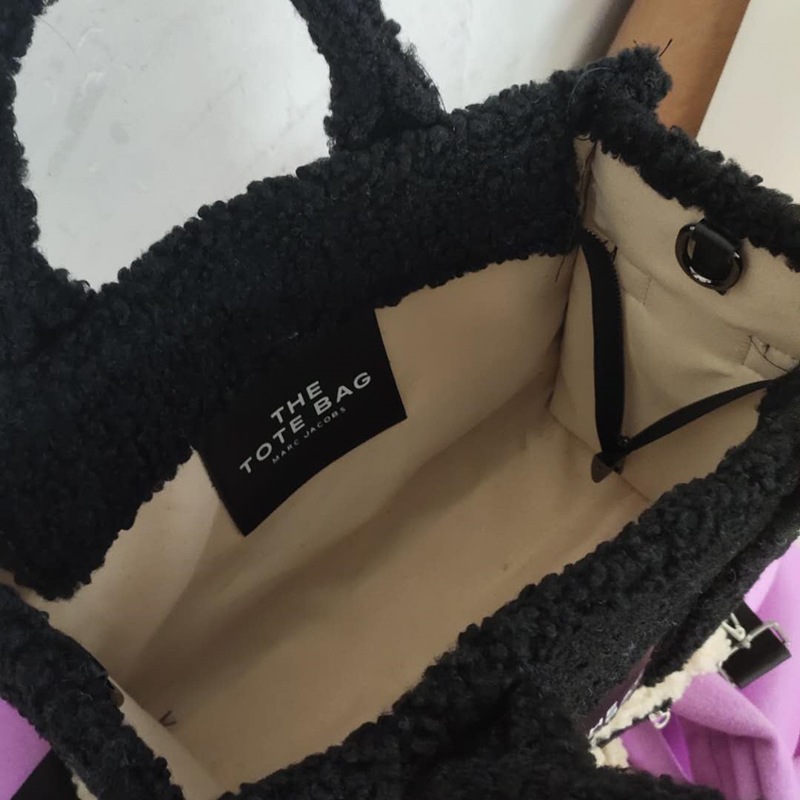 Mo Jie Mj Xiao Ma Ge Autumn And Winter New Imitation Lamb Velvet Tote Bag Handbag Shoulder Messenger Female Bag One Generation Delivery