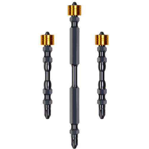 Strong magnetic double cross wind bit electric screwdriver single head magnetic extended super hard electric drill powerful magnetic coil driver head