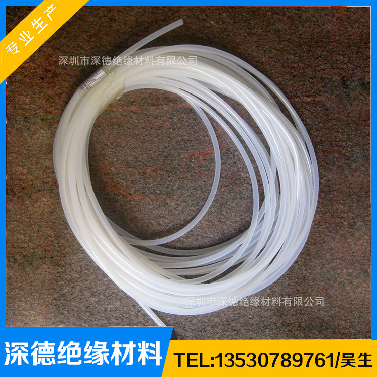 大量供应铂金硅胶管耐高温硅胶管硅胶管4*6 白色耐高温硅胶管厂家