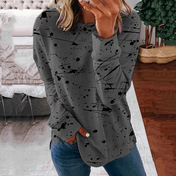 Stylish Graffiti Print Sweatshirt