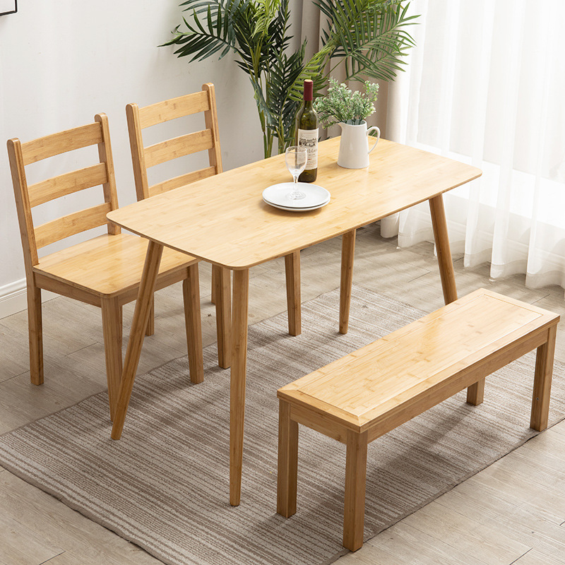 餐桌家用小户型北欧餐桌现代简约饭桌实木餐桌简易吃饭桌子