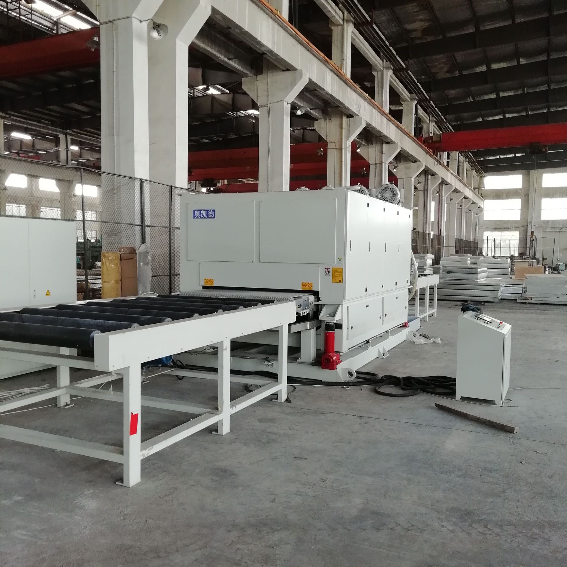 重型钢板抛光打磨线奥凯德不锈钢厚板专业耐用性厚板专用机械高效