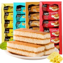 福多牌蛋糕提拉米蘇奶油香蘭香蕉味432g馬來西亞進口西式糕點零食