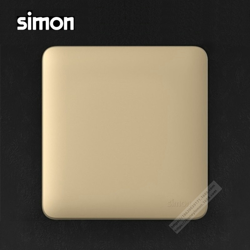 simon/西蒙 i6系列 空白盖板(香槟金)761000-46