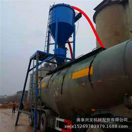 粉煤灰库房装车机器自吸式无尘气力输送机图片吨包粉料装车吸灰机