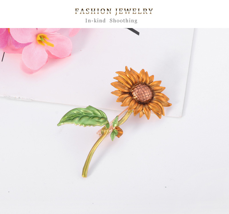 Fashion Flower Alloy Plating Women's Brooches display picture 4