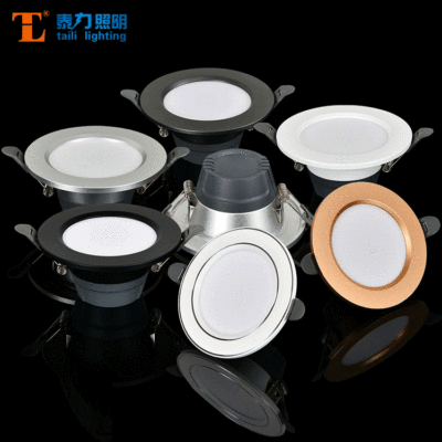 Tai Li Lighting LED Down lamp smallpox Anti-fog Ming Zhuang Bovine lights 8W4 White jade white light
