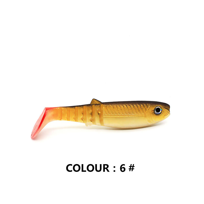 small Paddle Tail Lures Soft Baits Bass Trout Fresh Water Fishing Lure