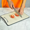 Wheat straw, cutting board PP non -slip fruit cutting board, Japanese and Korean double -sided cutting board baby supplementary food board square