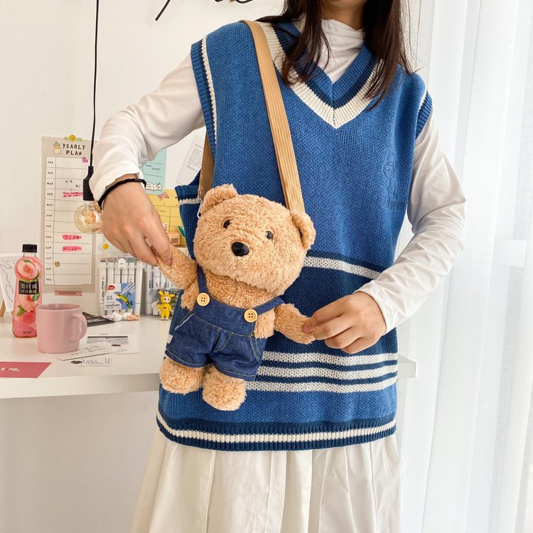 Lindo Bolso De Hombro De Muñeca De Oso De Peluche Al Por Mayor display picture 122