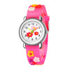 Children's cartoon watch, plastic cute hair band, 3D, flowered, Birthday gift