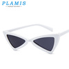 Fashionable brand sunglasses, trend glasses with bow, cat's eye