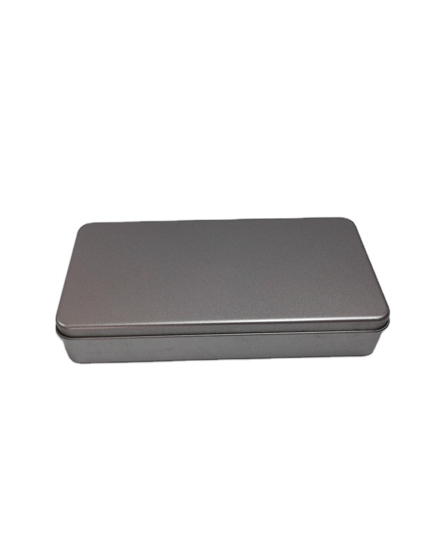 Caja de hierro rectangular de ángulo rectangular Ginseng Candy Caja de hierro de chocolate Caja de regalo de productos digitales
