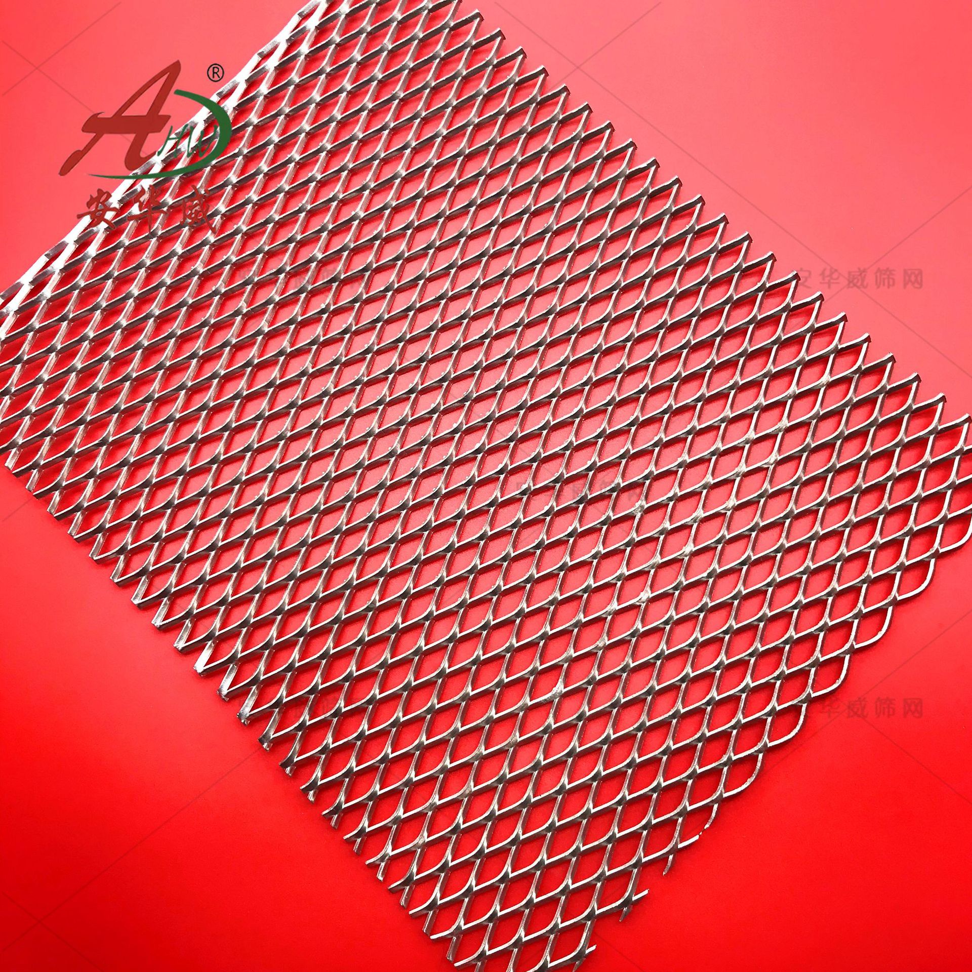 2mm厚不锈钢菱形钢板网 天花吊顶拉网板 幕墙装饰拉伸网