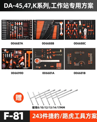 Repair Lining Scheme — Mühərrik tənzimləmə alətləri - f81-243-jaguarland-rover-special-tool-solution