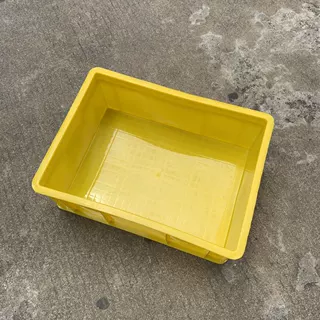带盖塑料周转箱仓库塑胶收纳盒批发加厚530*380*210