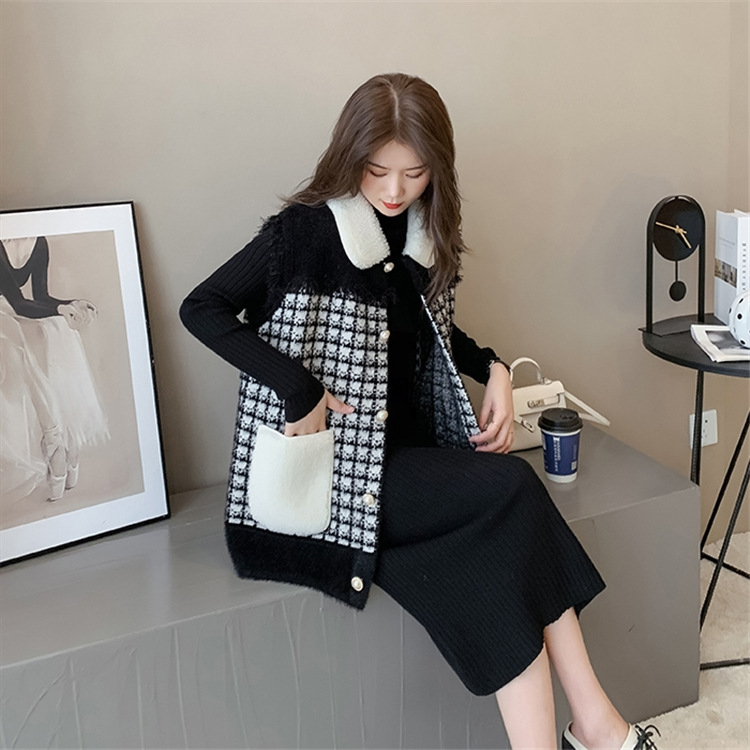 Gilet femme en Mélange de fibres chimiques - Ref 3434837 Image 1