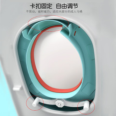 New 2020 model dinosaur-themed potty seat with extended size for infants, featuring armrests for assistance, factory direct sale