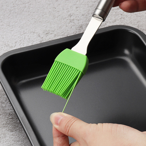 Stainless steel removable silicone oil brush sweeper barbecue seasoning brush oil brush barbecue barbecue brush kitchen tools