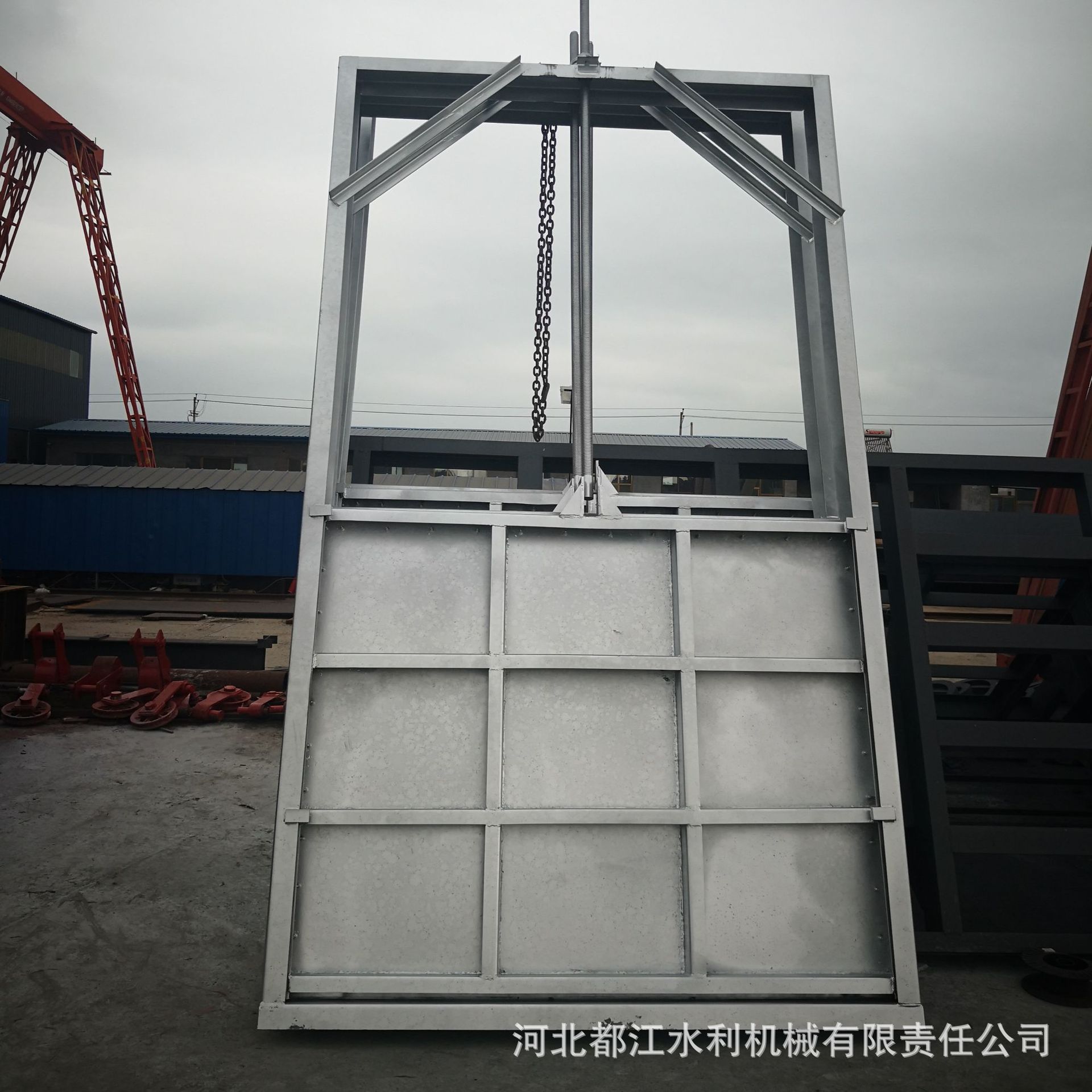 实体厂家机闸一体式钢闸门耐水压钢制闸板阀渠道闸门防水闸门-阿里巴巴