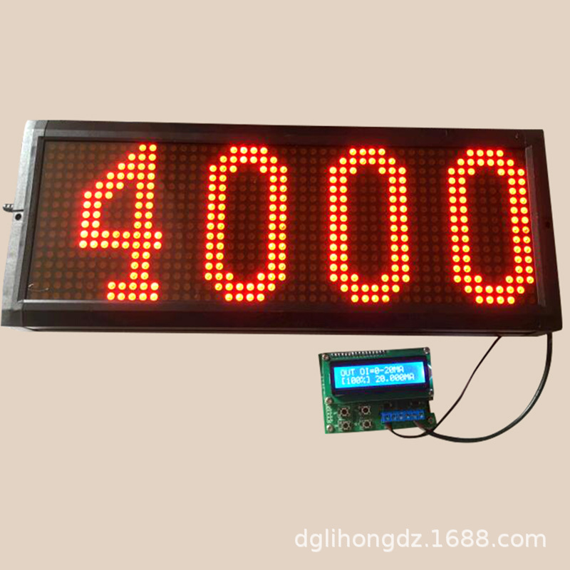LED点阵屏计数器产能监控车间计数器自动手动遥控器设置按要求供