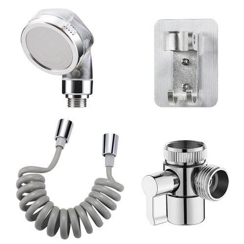 Bathroom washbasin hand-held shampoo artifact external shampoo shower four-piece faucet extension mini shower