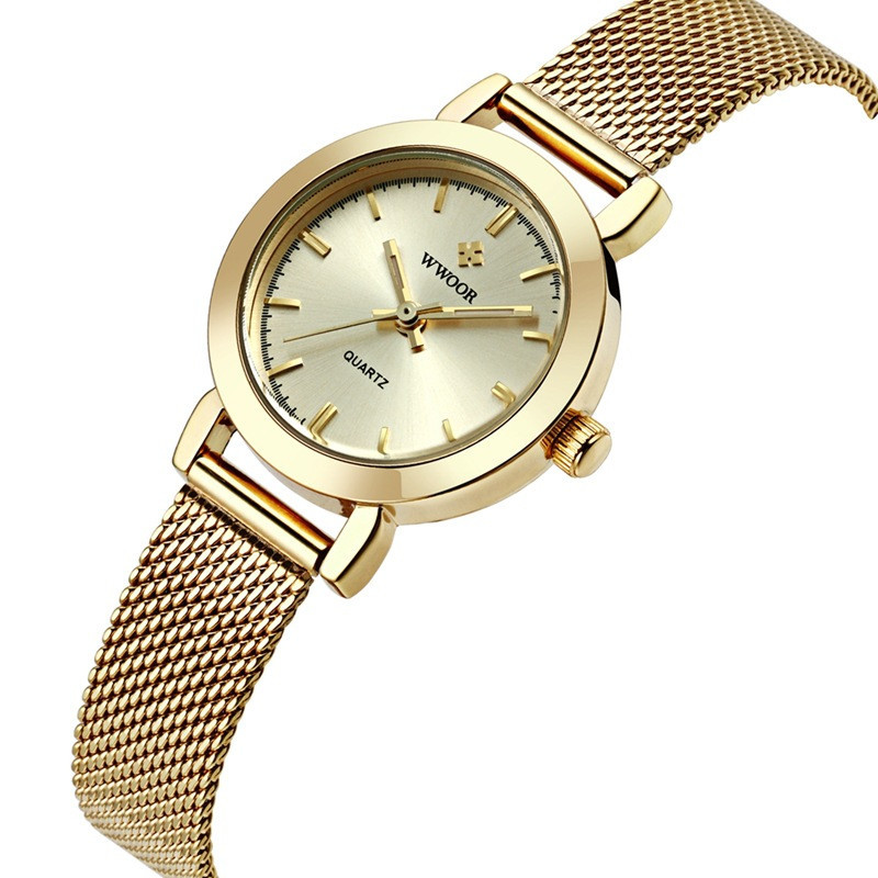 WWOOR amor de moda damas relojes de pulsera de cuarzo nocturna puntero de tendencia damas relojes de estudiantes personales 8823