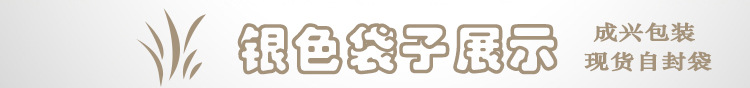 银色袋子展示