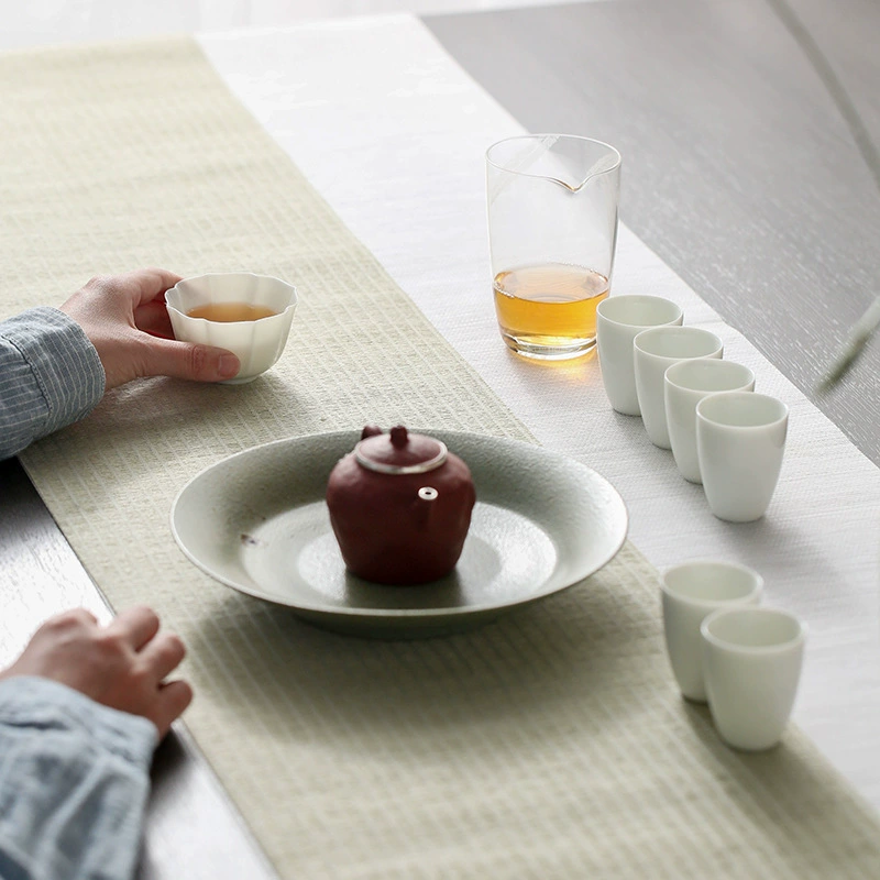 暮苍斋 Lard Oil Aries Lipmine Aoi Kwai Cup Flower -shaped Cup Kung Fu Tea Self -Master Cup Pin Cup Single Cup Large Cup