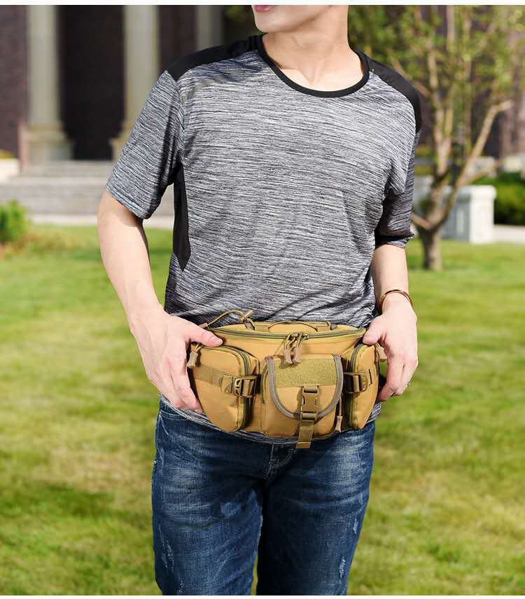 Tactical Waist Bag - Wolf Brown