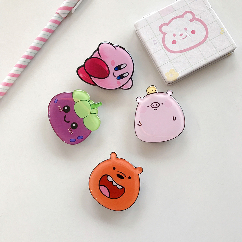 Cartoon Style, Cute Style Bear Heart Shape Duck ABS Acrylic Cartoon Style Cute Universal Airbag Bracket