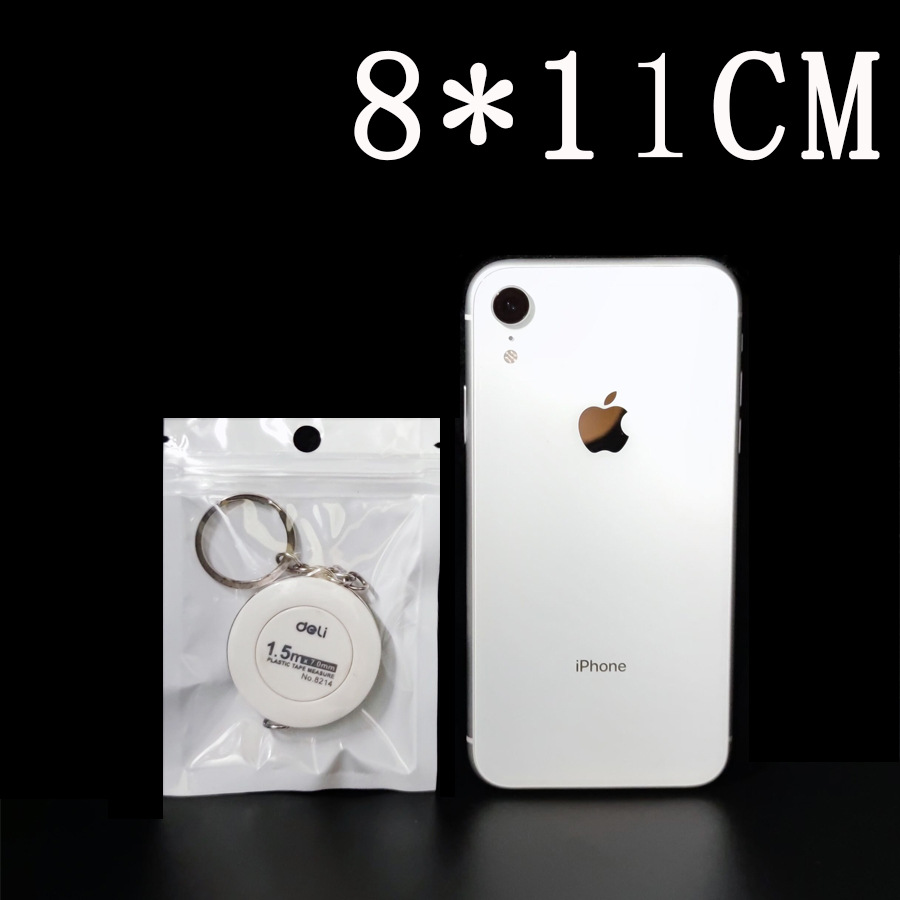 Ziplock bolsa de película de perlas yin y yang bolsa de hueso bolsa de plástico translúcido máscara bolsa de embalaje bolsa de cremallera sellada impresión