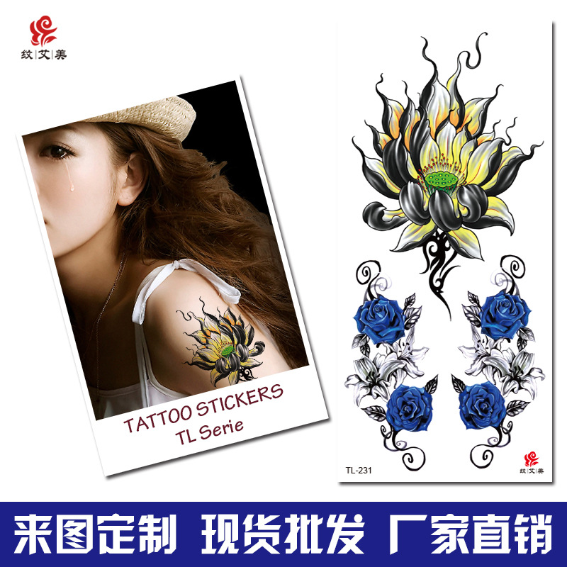 New popular 300 TL series tattoo sticker...