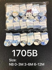 5足入ベビー滑り止めソックス5 pairs of baby socks