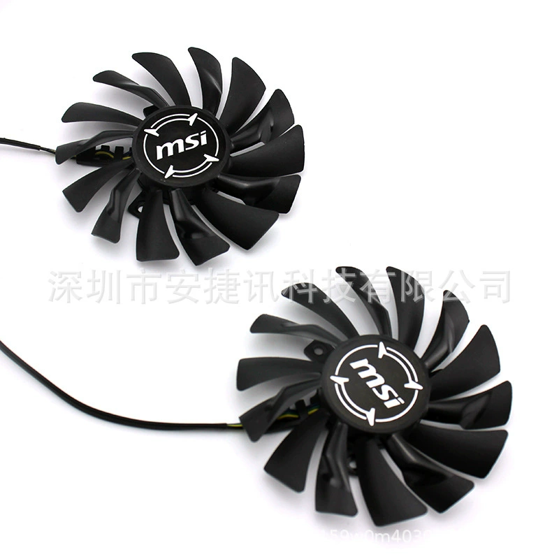 Подходит для MSI RX580 FDC10U12S9-C вентилятор графического охлаждения PLD09210S12HH