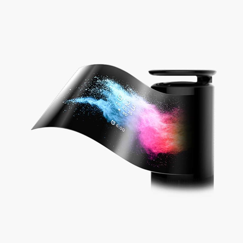 cleer柔性屏曲面显示屏无线智能蓝牙音箱创意创新智能蓝牙音响