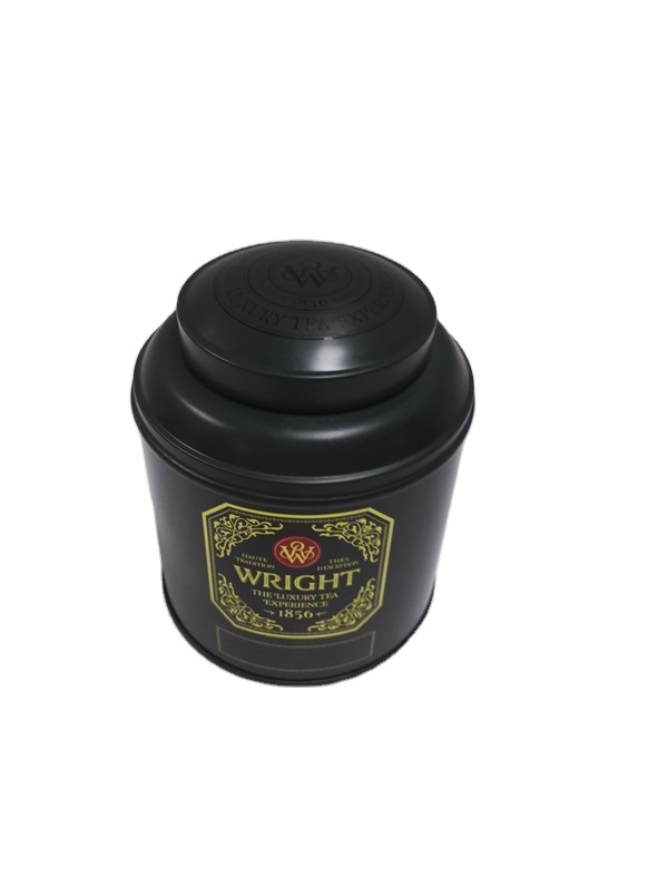Fabricante de suministro de anxi estaño redondo mini pequeño lata de té caja de embalaje de metal