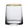 Creative color glass water cup household high face value transparent whiskey wine glass juice cup beer