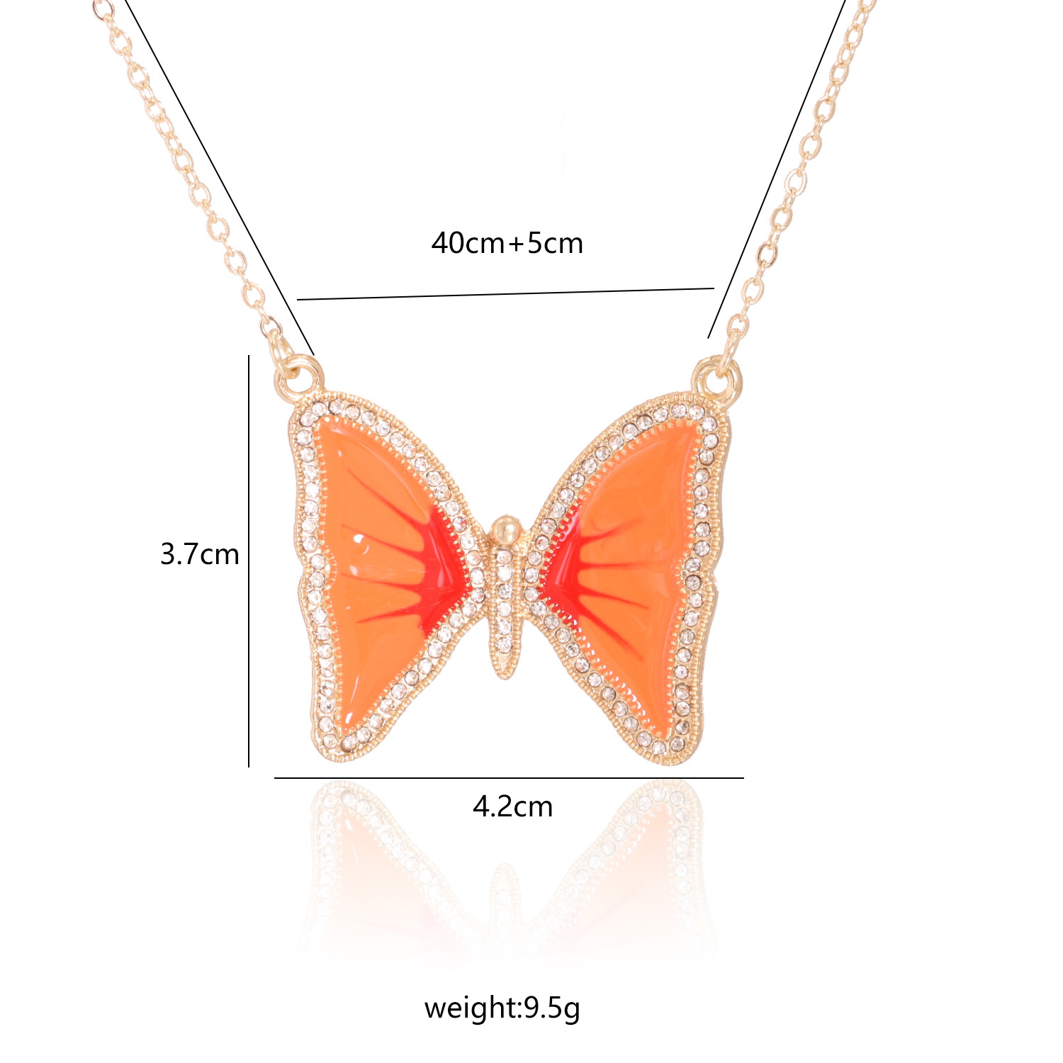 Light Luxury Butterfly Pendant Necklace display picture 1
