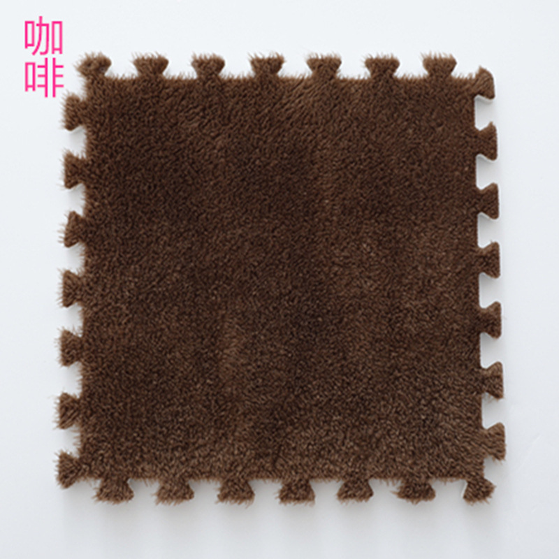 Dormitorio Full-shop hogar engrosada costura alfombra de piso de área grande máquina de corte de la alfombra de gamuza lavable fabricante