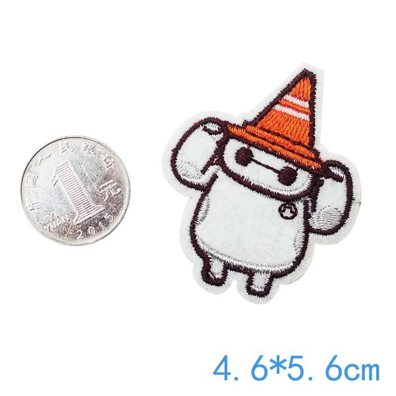 日丰定制刺绣胸章帽徽机器人补丁电脑绣花徽章绣花章仔熨烫小布贴