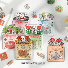 Infeel.me和紙貼紙包 少女時代系列 清新可愛手帳裝飾貼40張入6款