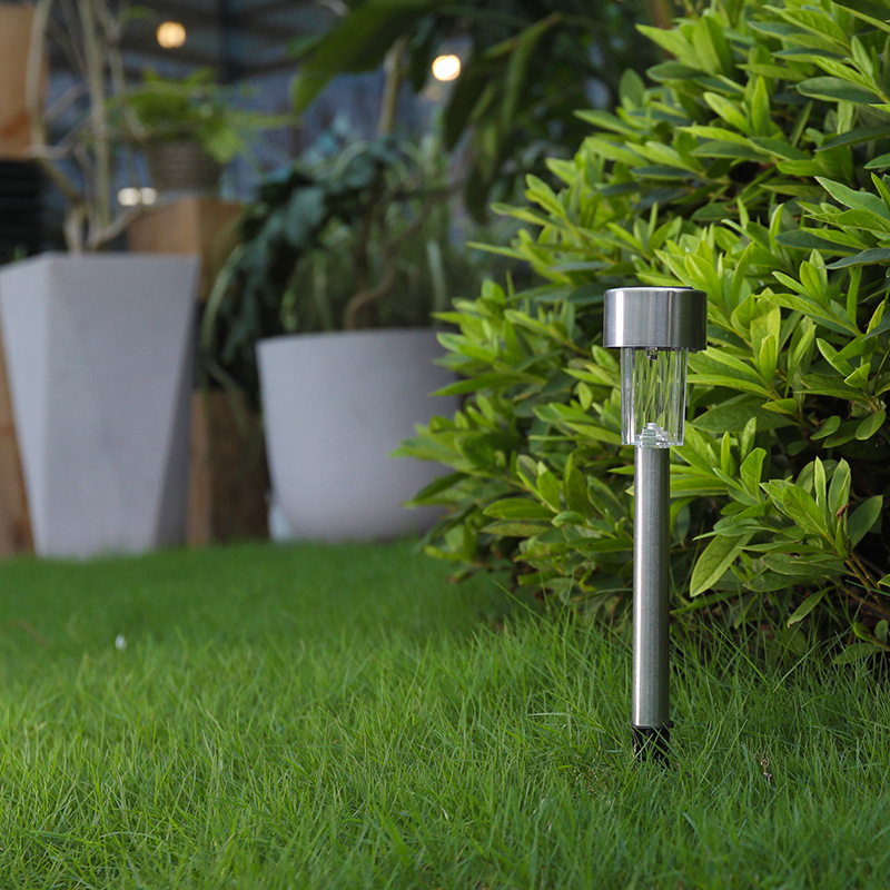 Lawn Lamp Outdoor Lighting Stainless Steel Solar Lamp