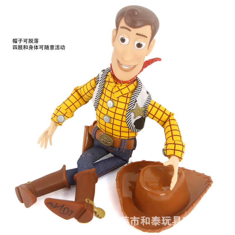 胡迪警长拉绳发声 玩具总动员4 原声翠丝杰西玩偶 模型公仔玩具-阿里巴巴