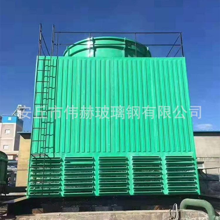 玻璃钢方形冷却塔 玻璃钢逆流式冷却塔 玻璃钢低噪音冷却塔