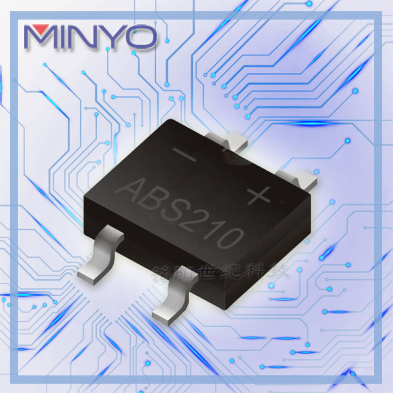 台产大芯片ABS210 原厂贴片整流桥 2A1000V SOP封装 薄体整流方桥